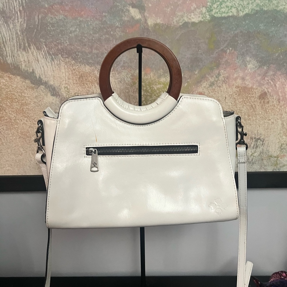 Patricia Nash White Floral Embroidered Handbag - Picture 4 of 12